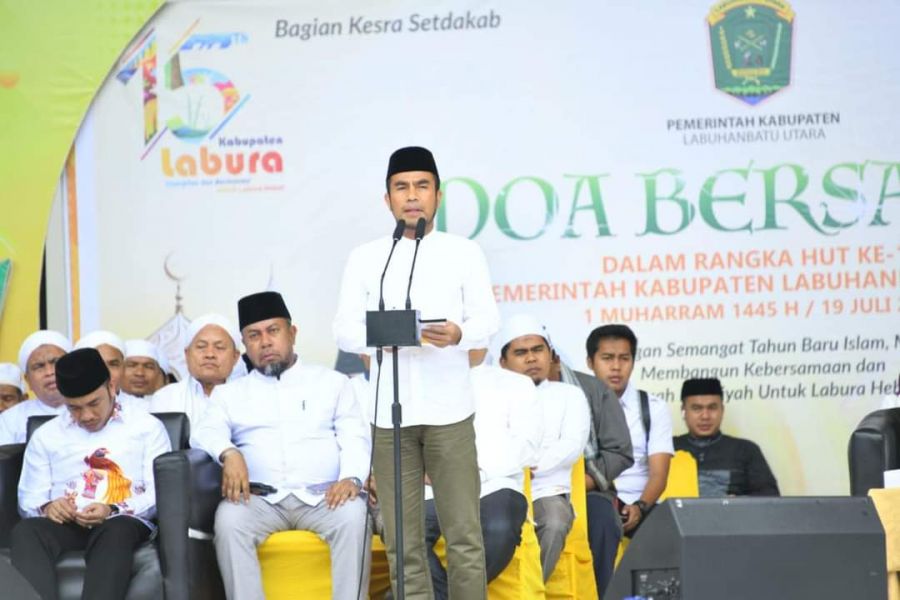 Peringati  Tahun Baru Islam 1445 H, Pemkab Labura Laksanakan Doa Bersama 