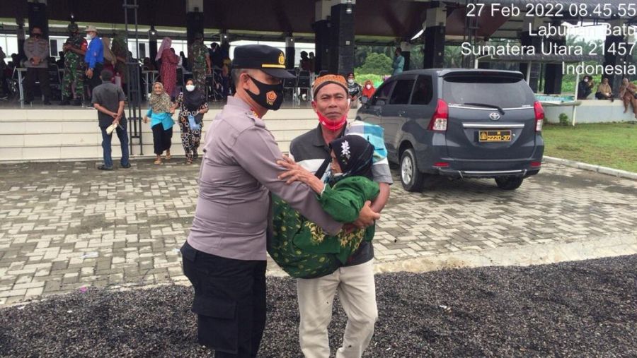 Polsek Kualuh Hulu bersama Pemkab Labura Berkolaborasi Akselarasi Vaksinasi Lansia