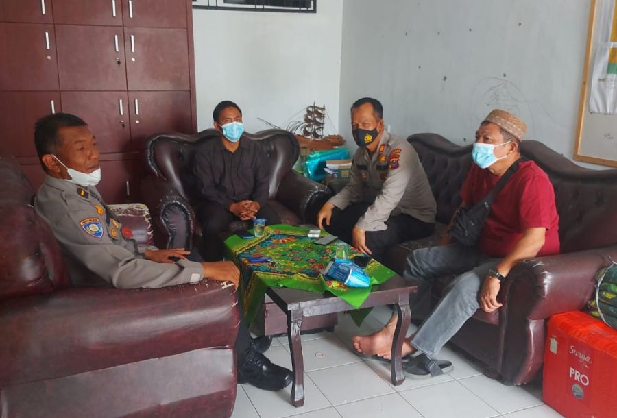 Polsek Kualuh Hulu Sosialisasi Vaksin ke Pondok Pesantren Al-Ihsan