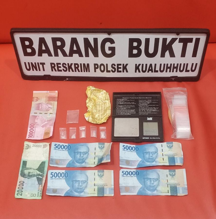 Pria  Bandar Sabu Ditangkap Jajaran Tim Tekab Polsek Kualuh