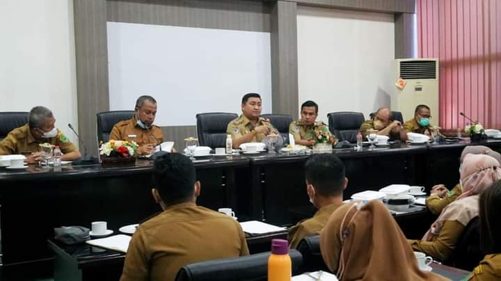 Bupati Labura Bersama OPD Rapat Pemantapan Kegiatan Bung Desa