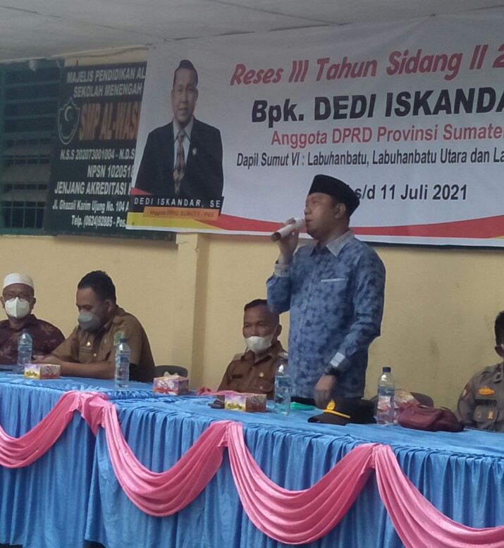 Reses, Dedi Iskandar Sambangi Lorong VI