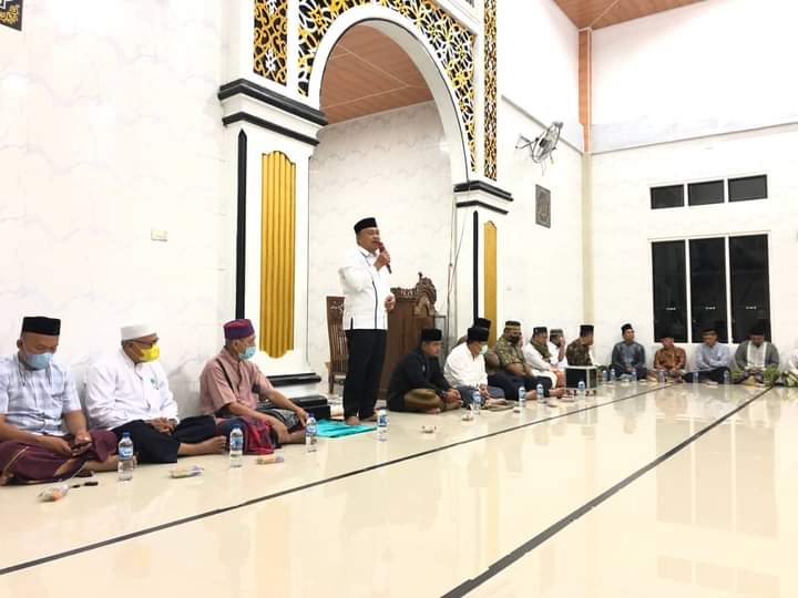 Sekcam Ansyari Sinaga Hadiri Rutinitas Kecamatan Kualuh Hulu Safari Subuh Tingkat Desa