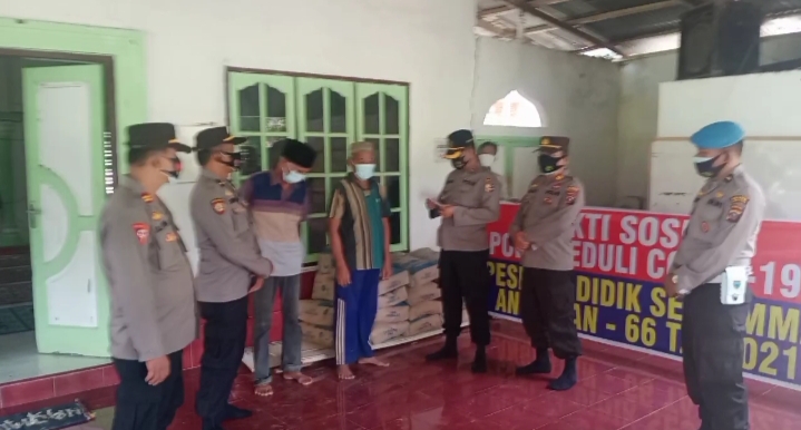 Serdik Sespimma Sespim Polri Angkatan 66 Adakan Bantu Pembangunan Masjid