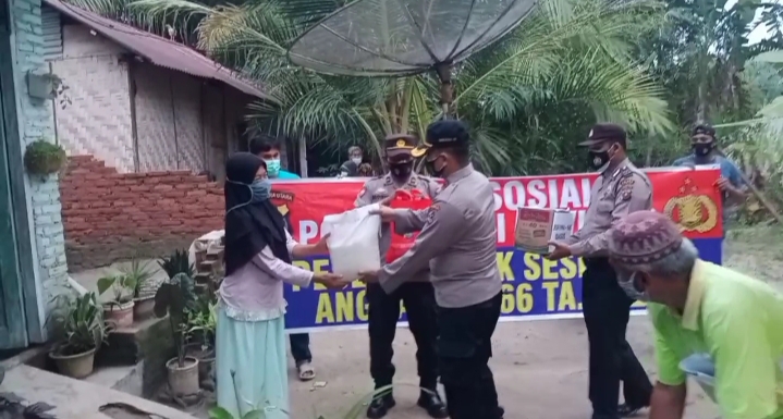 Sespimma Sespim Polri Angkatan 66 Adakan Baksos di Aek Kanopan