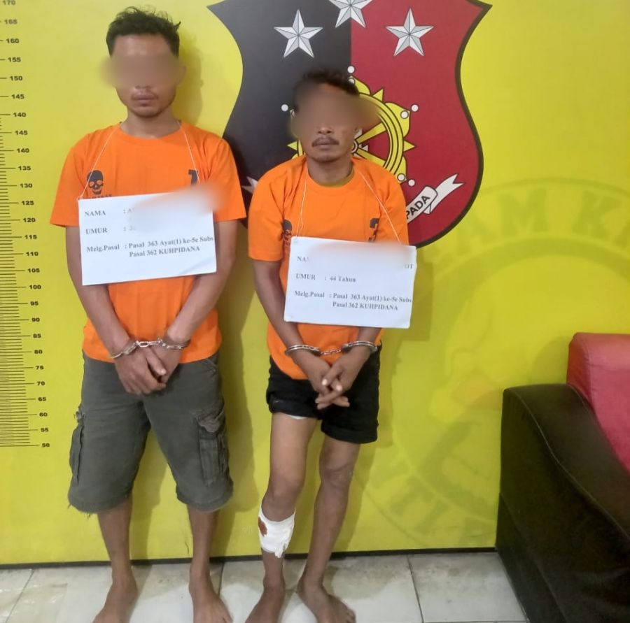 Sindikat Bajing Loncat di Jalinsum Gunting Saga Dibedil Unit Reskrim Polsek Kualuh Hulu