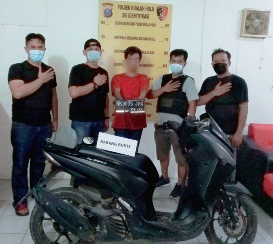 Terduga Pelaku Perampasan Sepeda Motor, Diringkus.