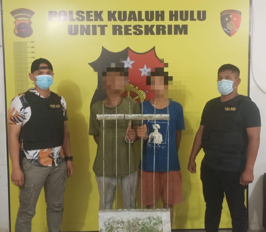 Unit Reskrim Polsek Kualuh Hulu Amankan Pelaku Maling Besi Pagar
