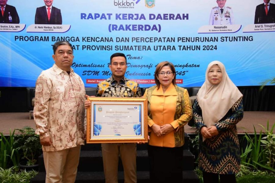 Wabup Labura Samsul Tanjung Hadiri Rakerda Program Bangga Kencana