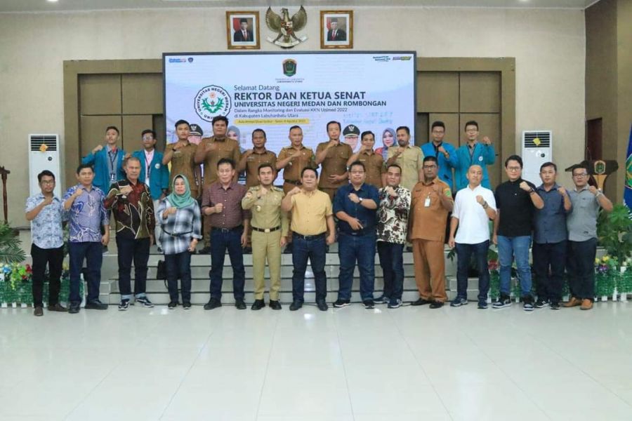 Wabup Labura Samsul Tanjung Hadiri Acara Monitoring dan Evaluasi KKN Universitas Unimed