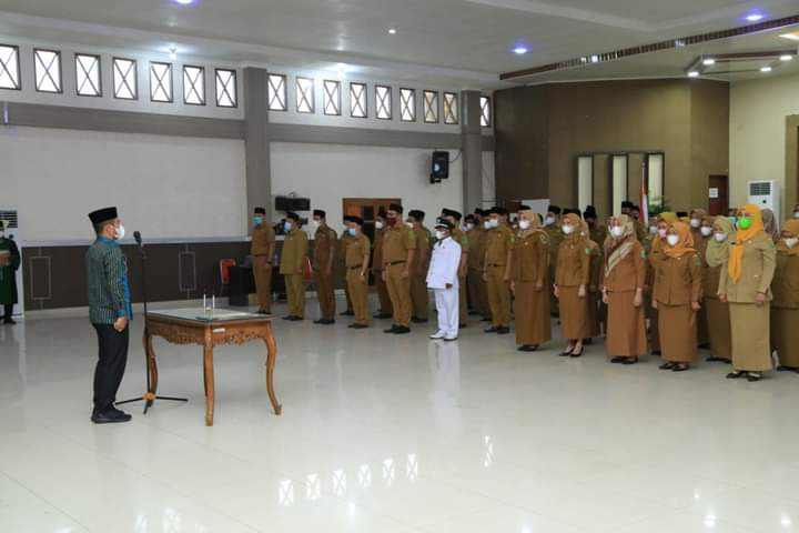 Wabup Labura Samsul Tanjung Lantik 154 Pejabat Fungsional