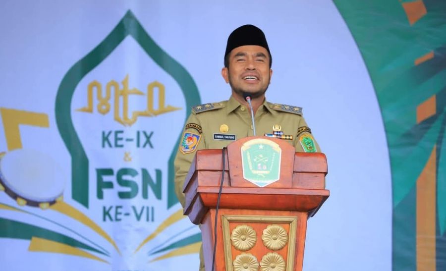 Wabup Samsul Buka MTQ ke-IX dan FSQ ke-VII Kecamatan Kualuh Hulu