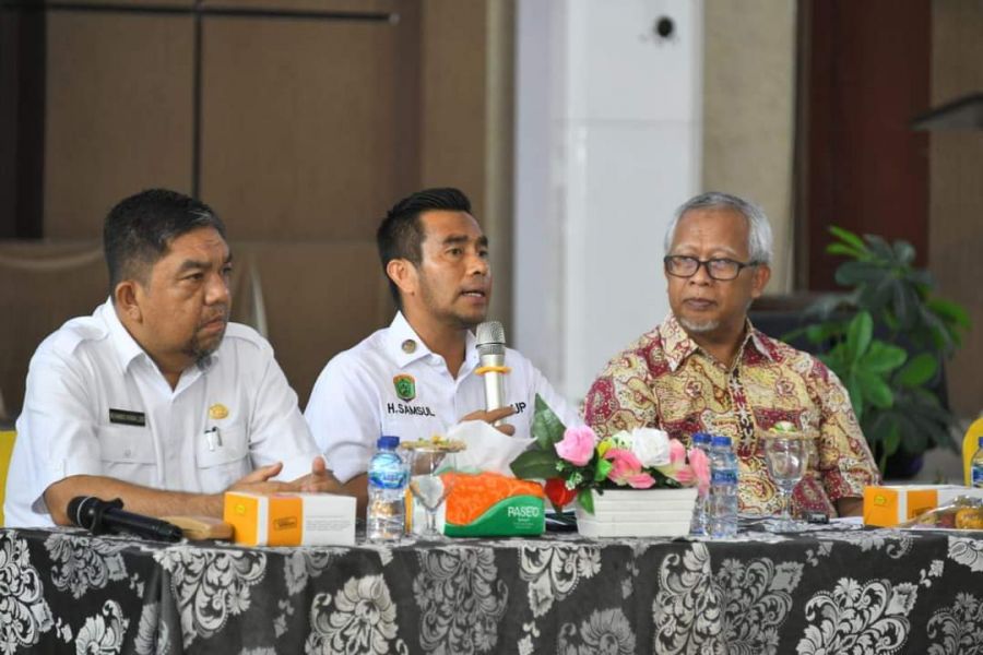 Wabup Samsul Buka Secara Resmi Giat FGD Pendalaman Evaluasi Tematis Dukungan DAK Dalam Pembangun