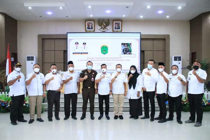 Wabup Samsul dan Kadis Syofyan Yusma Resmi Buka Sosialisasi Pencegahan korupsi