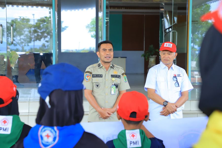 Wabup Samsul Lepas Kontingen Jumbara PMI Labura Ikuti kegiatan di Langkat
