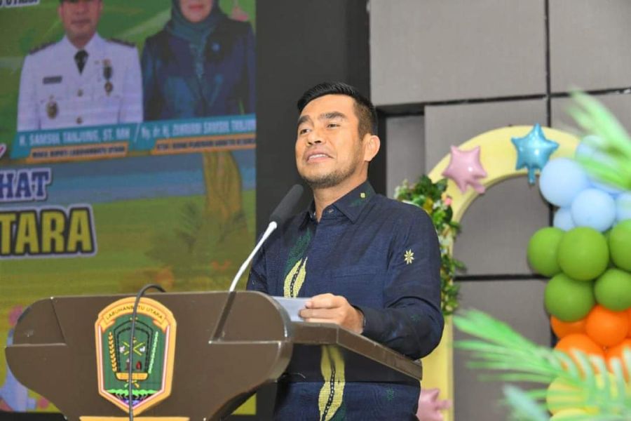 Wabup Samsul Tanjung Buka Acara Lomba Balita Sehat Tingkat Kabupaten Labura