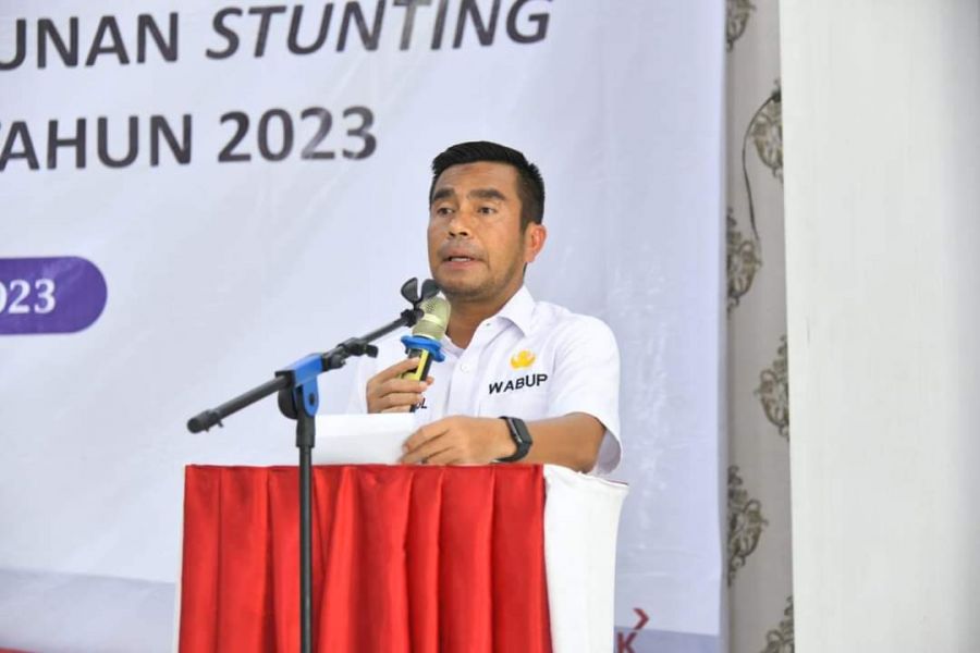 Wabup Samsul Tanjung Buka Secara Resmi Kegiatan Forum Koordinasi Percepatan Penurunan Stunting