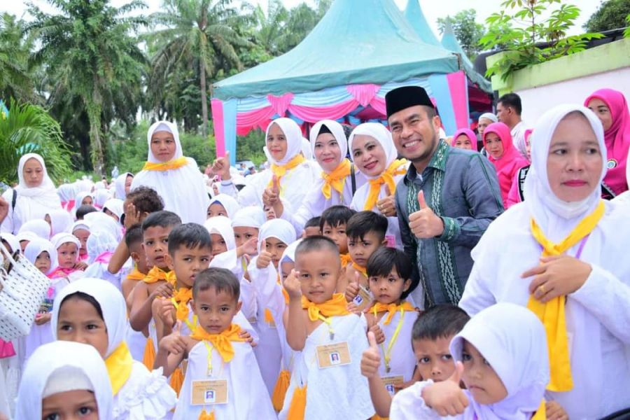 Wabup Samsul Tanjung Hadiri Manasik Haji Akbar Raudhal Athfal Se-Labura