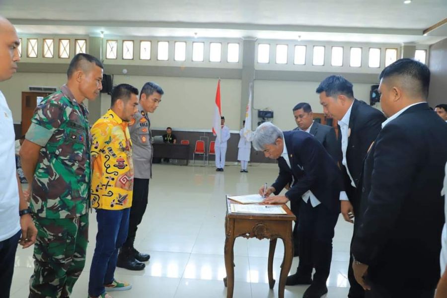 Wabup Samsul Tanjung Hadiri Pelantikan Pengurus KONI Labura 