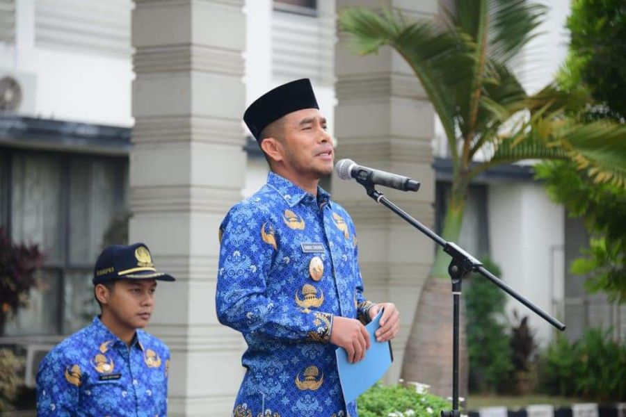 Wabup Samsul Tanjung Melaksanakan Upacara Hari Kesadaran Nasional