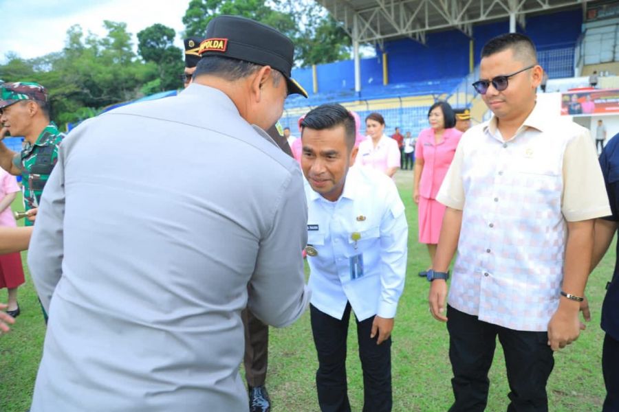 Wakil Bupati H. Samsul Tanjung Dampingi Kunjungan Kerja Kapolda Sumut Di Polres Labuhanbatu