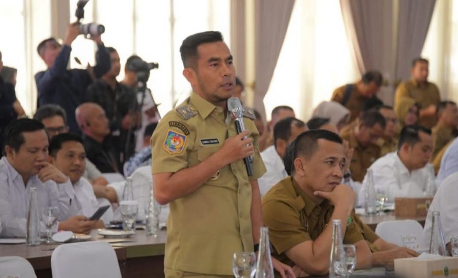 Wakil Bupati Labura H. Samsul Tanjung Ikuti Rakor Bidang Pangan Bersama Menko Zulkifli Hasan