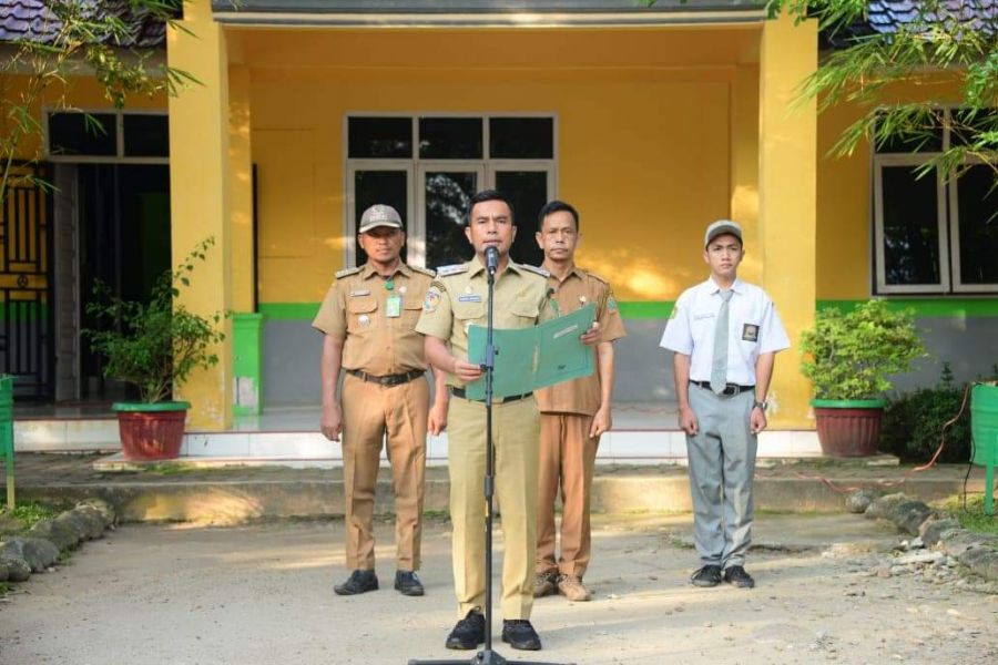 Wakil Bupati Samsul Tanjung Irup di SMK Negeri PP 1 Kualuh Selatan