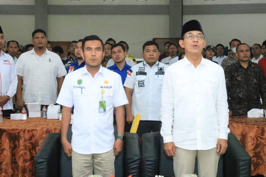 Wakil Bupati Samsul Tanjung Hadiri Pelantikan MD - KAHMI Labura Periode 2022 - 2027