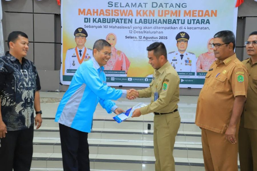 Wakil Bupati Samsul Tanjung Sambut 161 Mahasiswa KKN UMPI Medan
