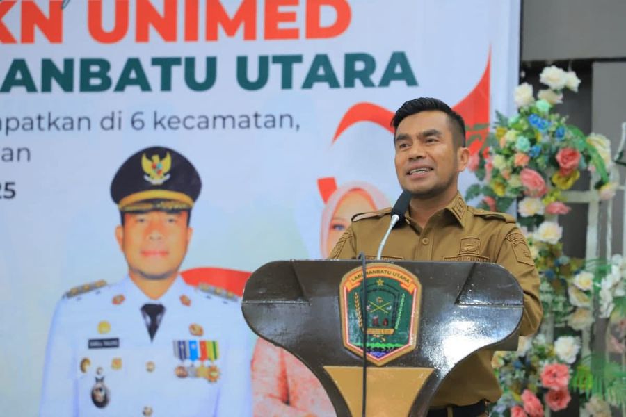 Wakil Bupati Samsul Tanjung Sambut 844 Mahasiswa KKN Universitas Negeri Medan