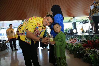 Bupati Labura Hendriyanto Sitorus Hadiri Hari Anak Nasional Dia Aula Ranto Simangunsong