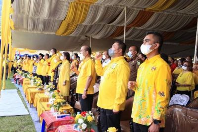 Ketua Partai Golkar  Labura Hendriyanto Hadiri Perayaan  Natal Oikumene Tahun 2021