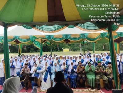 Koramil 02/Tanah Putih Hadiri Pelantikan Pengurus PC BMKT Rokan Hilir